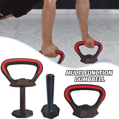 Kettlebell Handle Base Multipurpose Dumbell Grips Bases Kettlebell for Workout Weight Plates Arm Strength Kettle Bell Grip