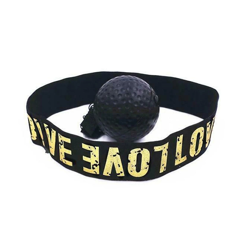 Muay Thai Boxing Speed Ball with Head Band for Sanda Boxing Fighting Fast Speed Reaction Time Training Boxing Reflex Trainer