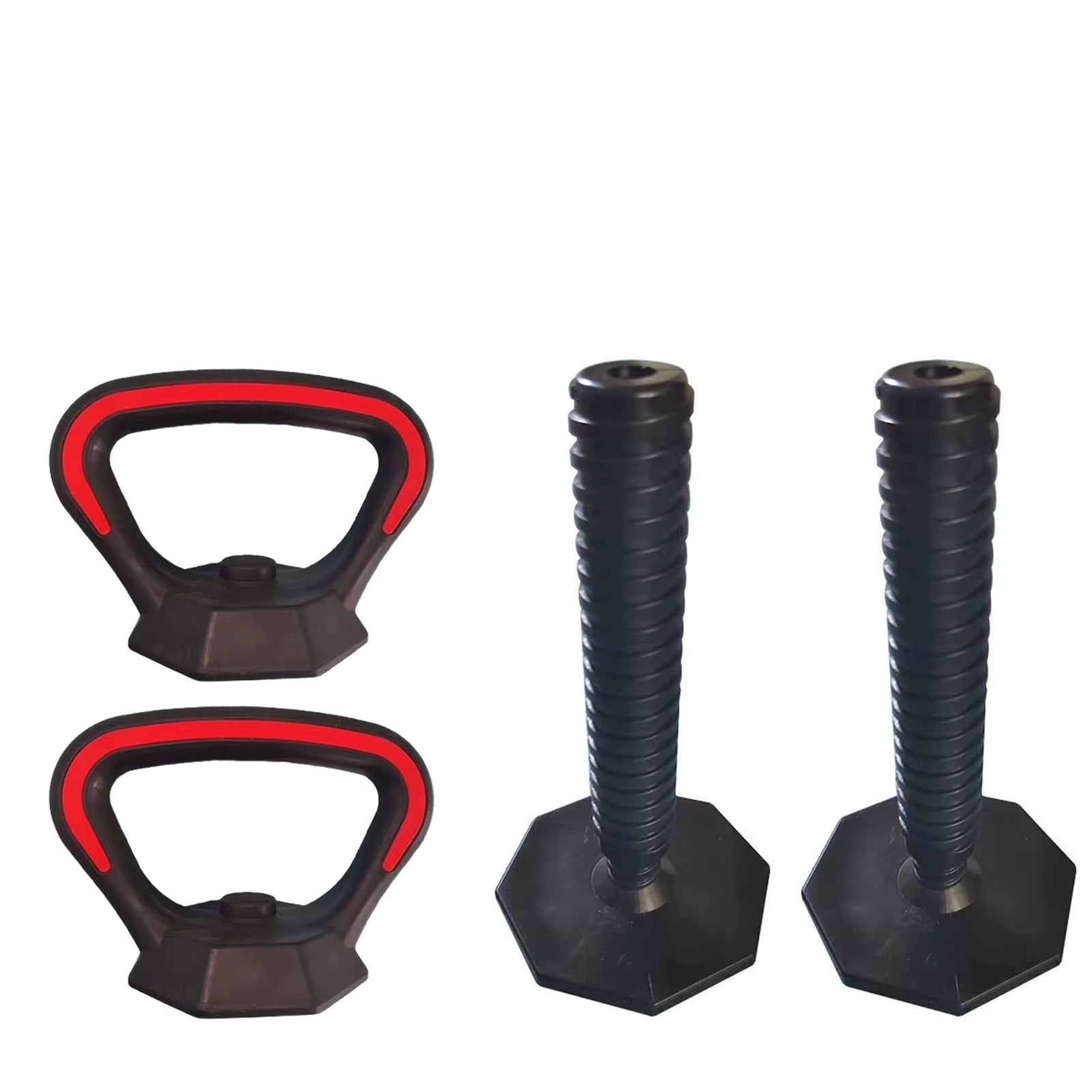 Kettlebell Handle Base Multipurpose Dumbell Grips Bases Kettlebell for Workout Weight Plates Arm Strength Kettle Bell Grip